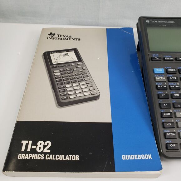 Texas Instruments TI-82 Graphing Calculator Mathematics With Manual - Picture 13 of 16